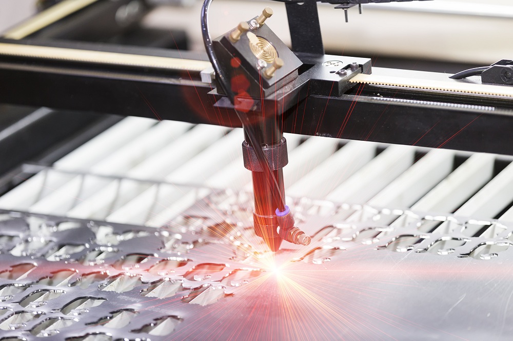 laser cutting metal